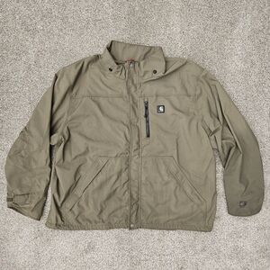 Carhartt Coat J162 Shoreline Waterproof Breathable Green Mens Jacket Sz 2XL XXL